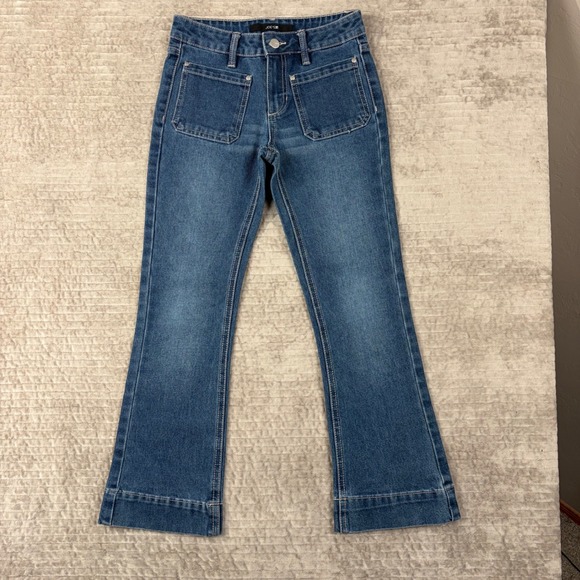 Joe's Jeans Other - Joe's Jeans Molly 1509 Girls Blue Flare Leg Patch Pocket Denim Jeans Size 10